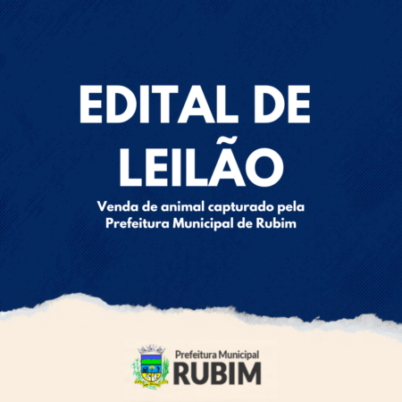 Leilão de Animais N°001/2023